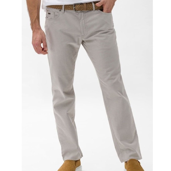 brax Other - Brax Feel Good Cadiz Straight Leg Pants Five Pocket Light Beige gray men’s 35/34